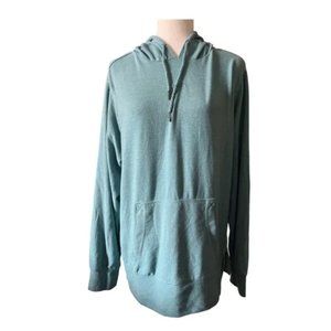 Luxe knit hoodie. Green. Ladies size XL